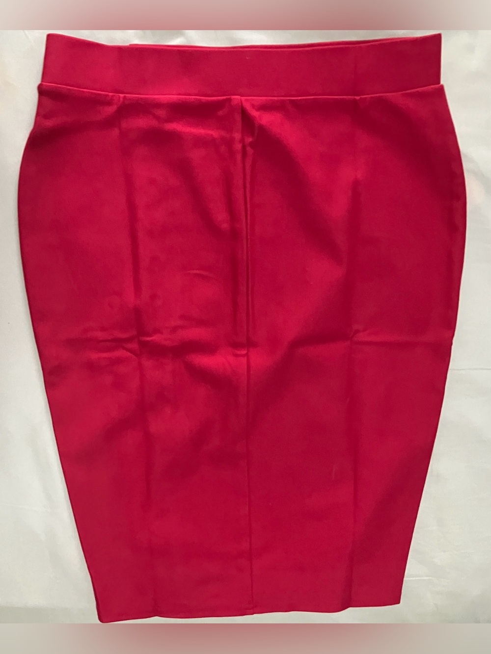 Torrid Retro Chic Ponte Pencil Skirt 00 Jester Red NWT - Picture 11 of 15